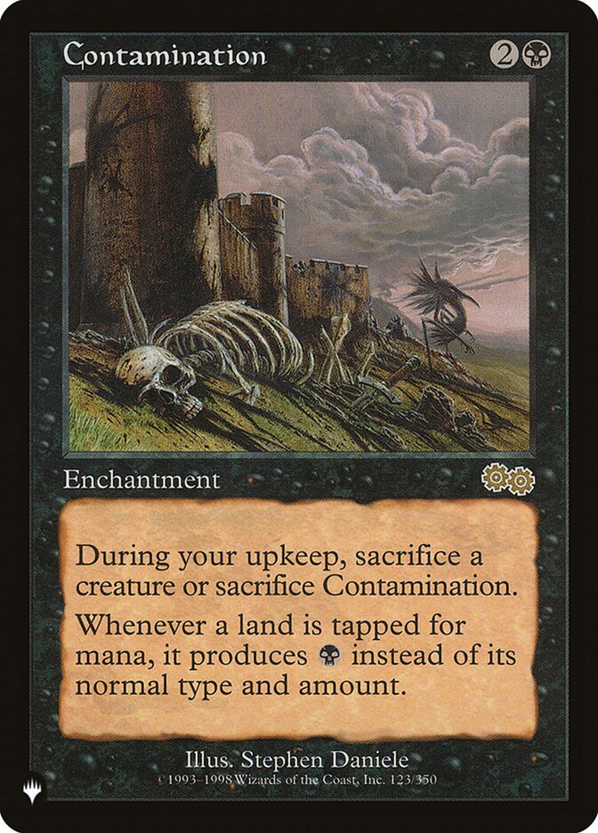 Contamination, The List Card Art