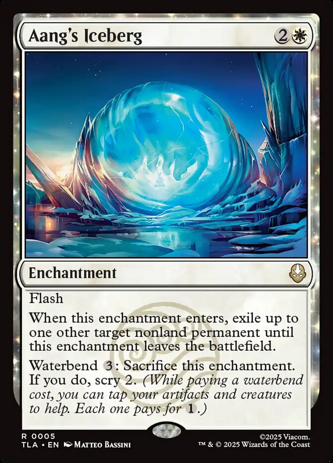 Aang's Iceberg, Avatar: The Last Airbender Card Art