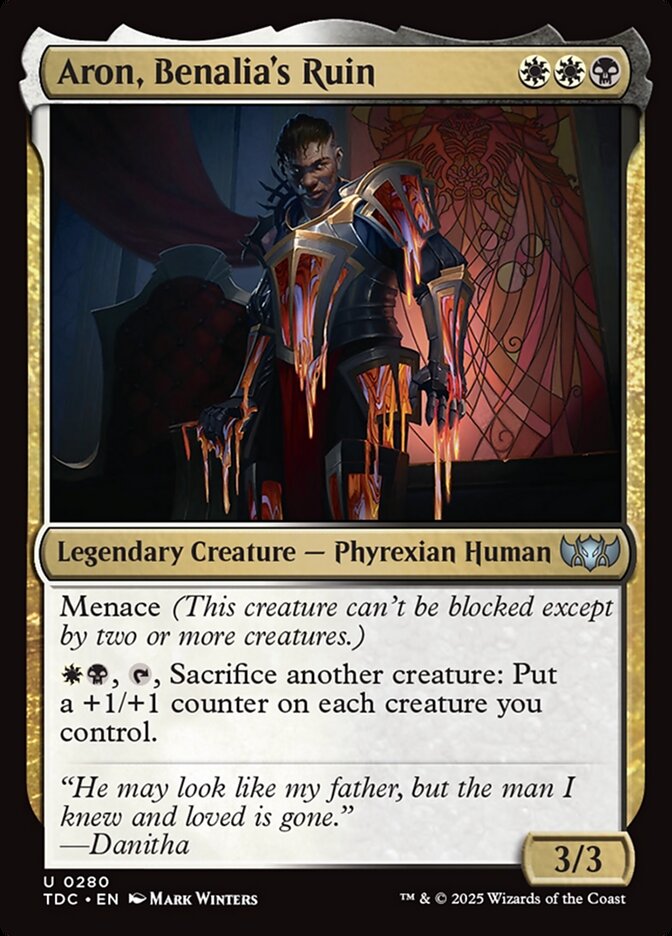 Aron, Benalia's Ruin, Tarkir: Dragonstorm Commander Card Art