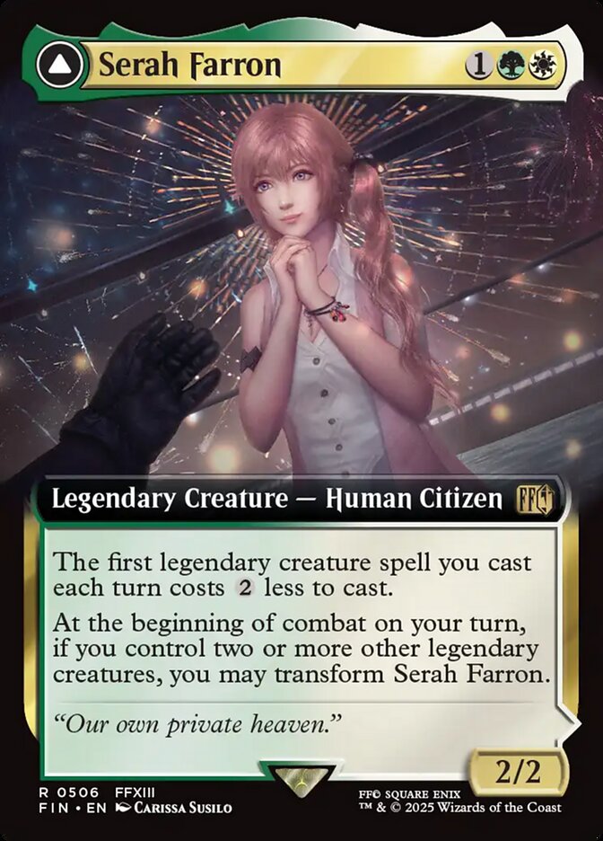 Serah Farron // Crystallized Serah, Final Fantasy Card Art