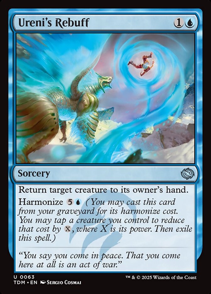 Ureni's Rebuff, Tarkir: dragonstorm Card Art