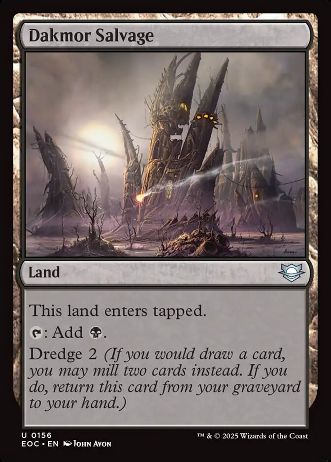 Dakmor Salvage, Edge Of Eternities Commander Card Art