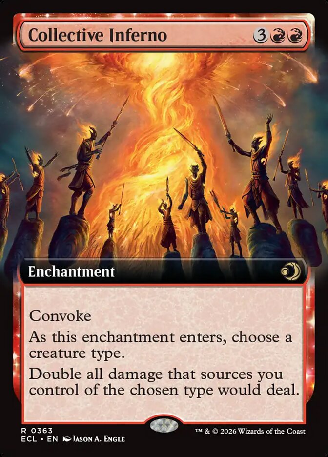 Collective Inferno, Lorwyn Eclipsed Card Art