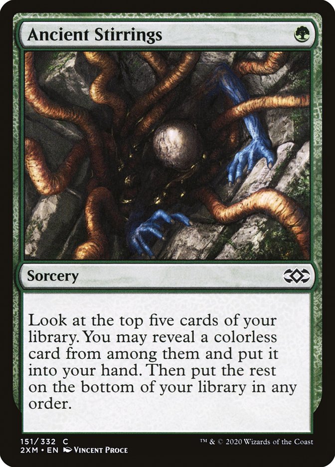 Ancient Stirrings, Double Masters Card Art