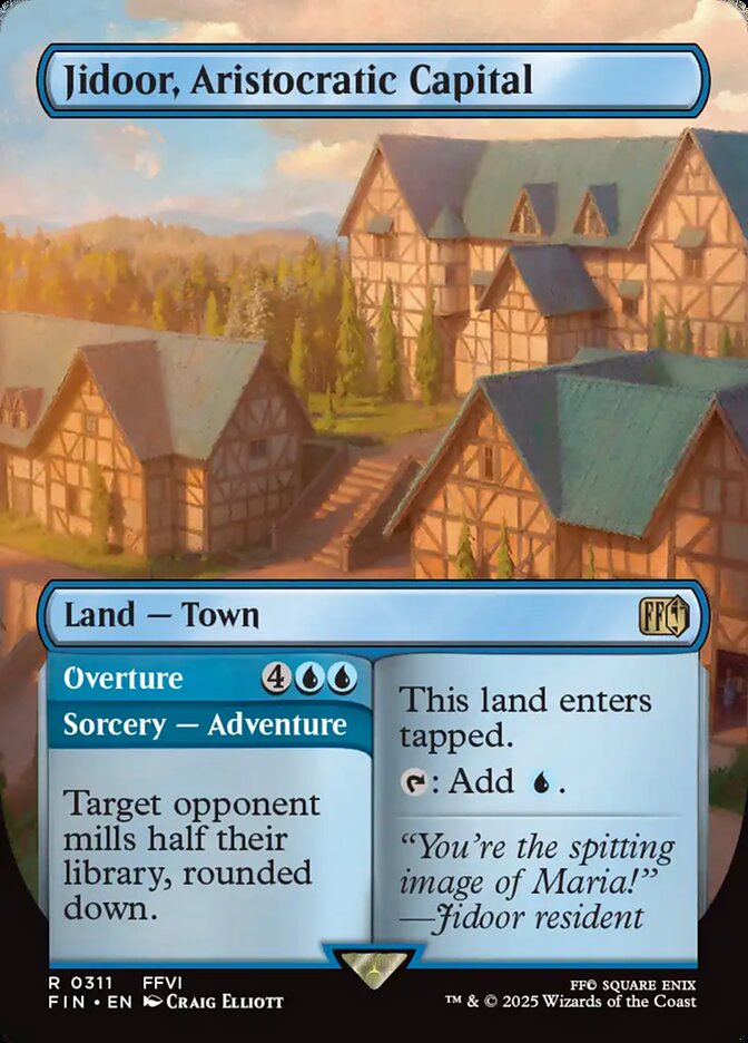 Jidoor, Aristocratic Capital // Overture, Final fantasy Card Art