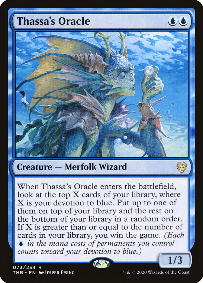 Thassa's Oracle, Theros beyond death Card Art
