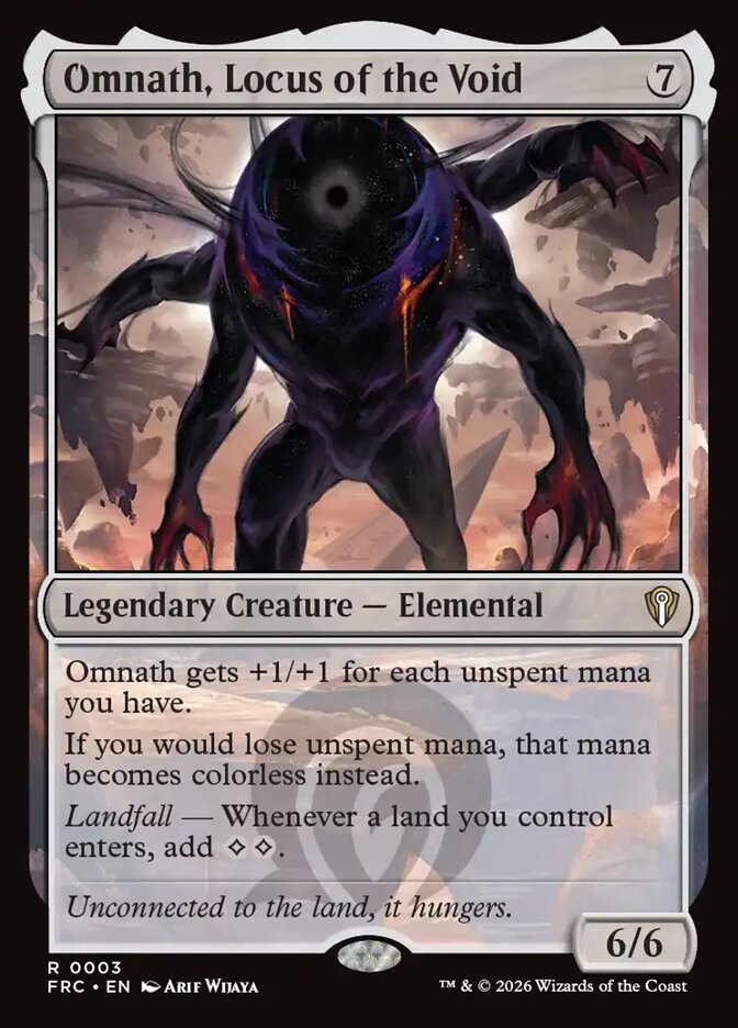 Omnath, Locus of the Void, Reality Fracture Commander Card Art