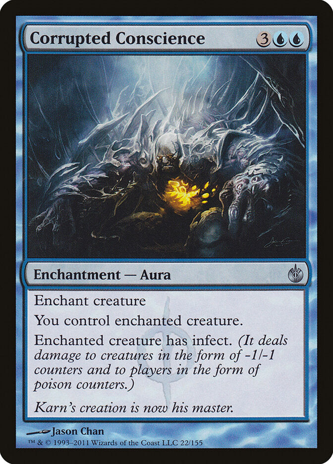 Corrupted Conscience, Mirrodin Besieged Card Art