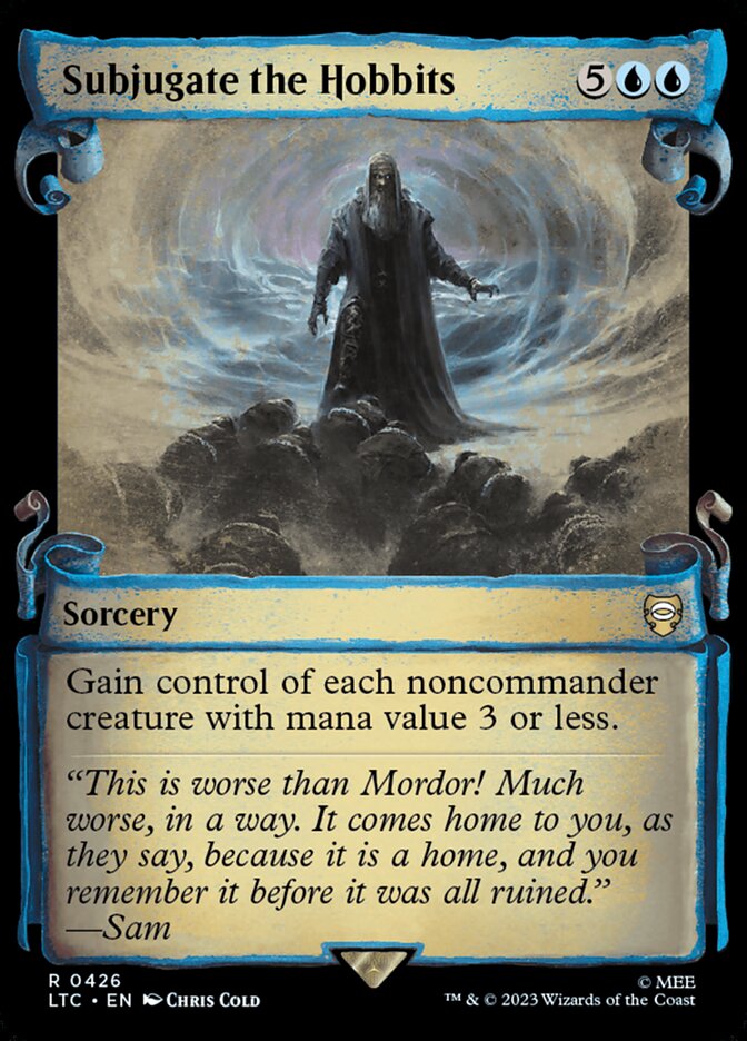Subjugate the Hobbits, Tales Of Middle-Earth Commander Card Art