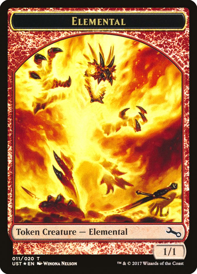 Elemental // Elemental, Unstable Tokens Card Art
