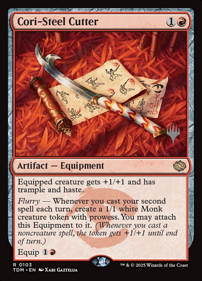 Cori-Steel Cutter, Tarkir: dragonstorm promos Card Art