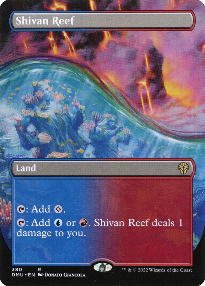 Shivan Reef, Dominaria United Card Art