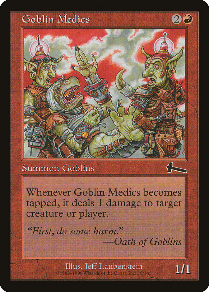 Goblin Medics, Urza's legacy Card Art