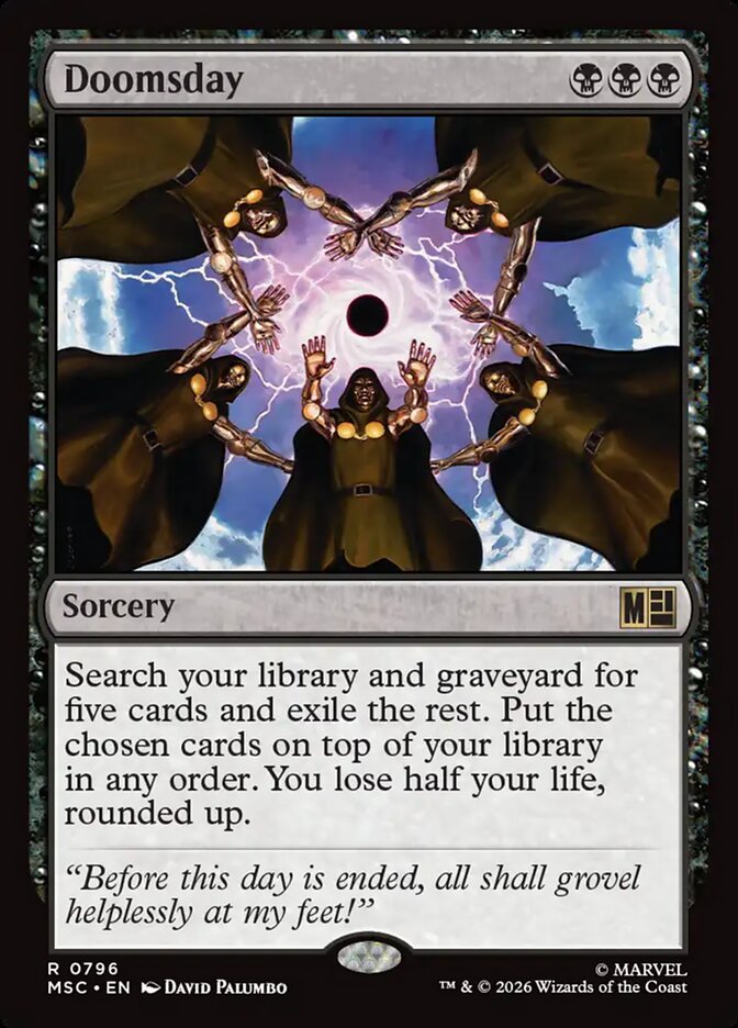 Doomsday, Marvel Super Heroes Commander Card Art