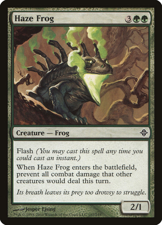 Haze Frog, Rise Of The Eldrazi Card Art