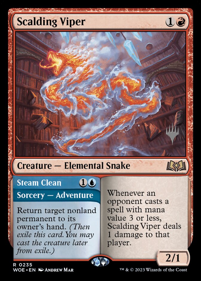 Scalding Viper // Steam Clean - Foil