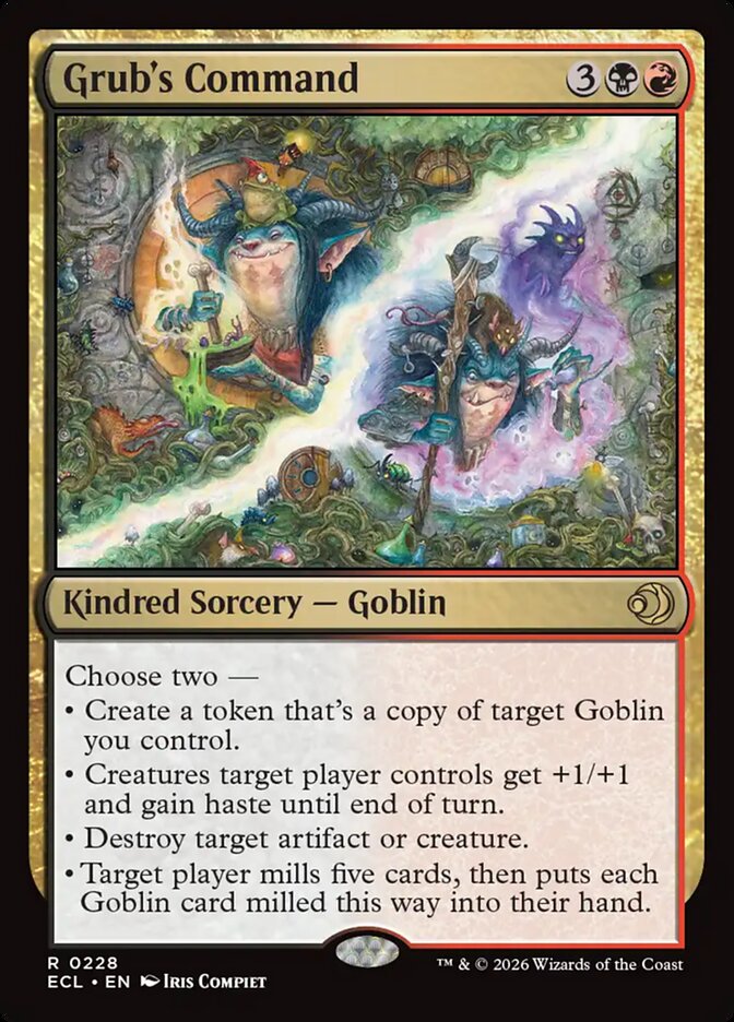 Grub's Command, Lorwyn Eclipsed Card Art