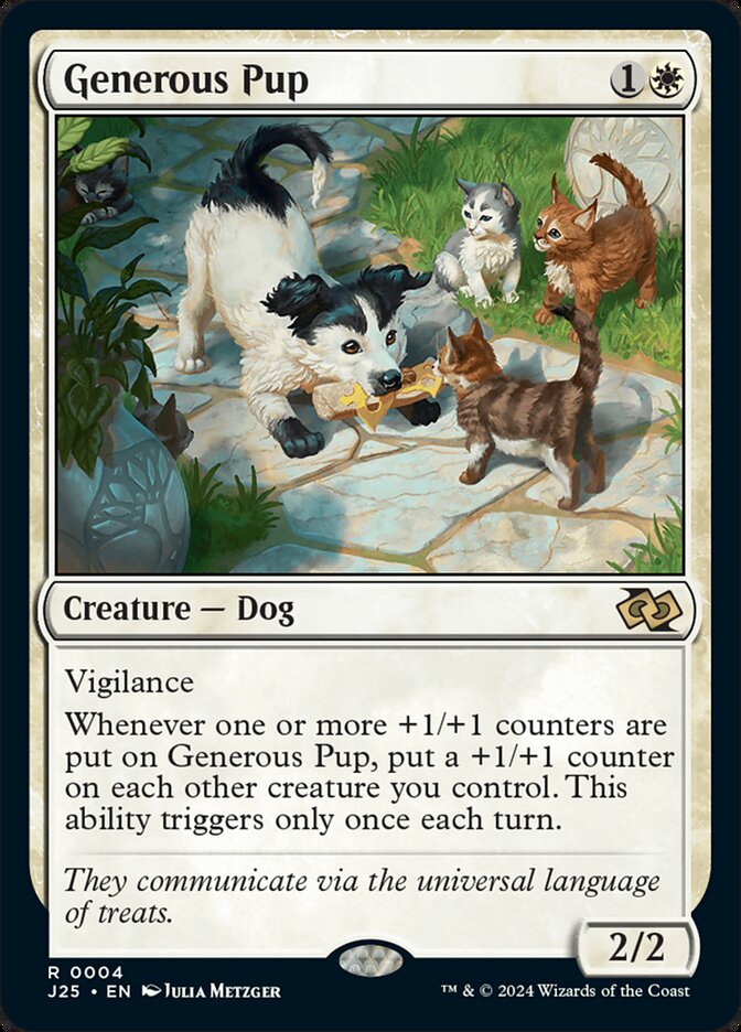 Generous Pup, Foundations Jumpstart Card Art