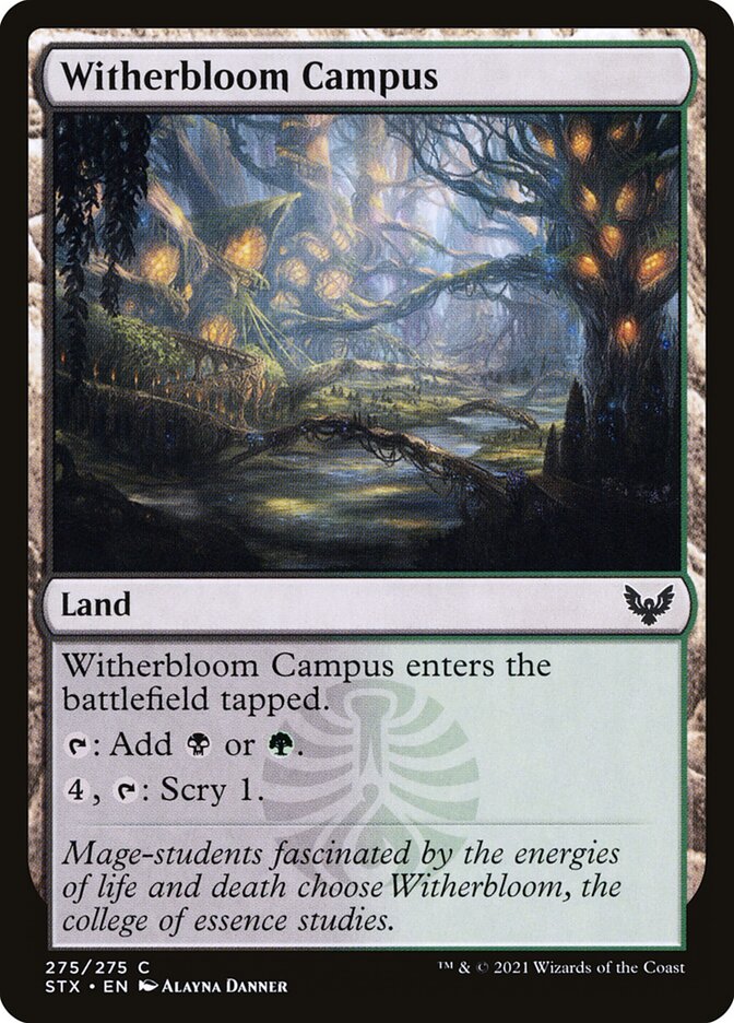 Witherbloom Campus, Strixhaven: School Of Mages Card Art