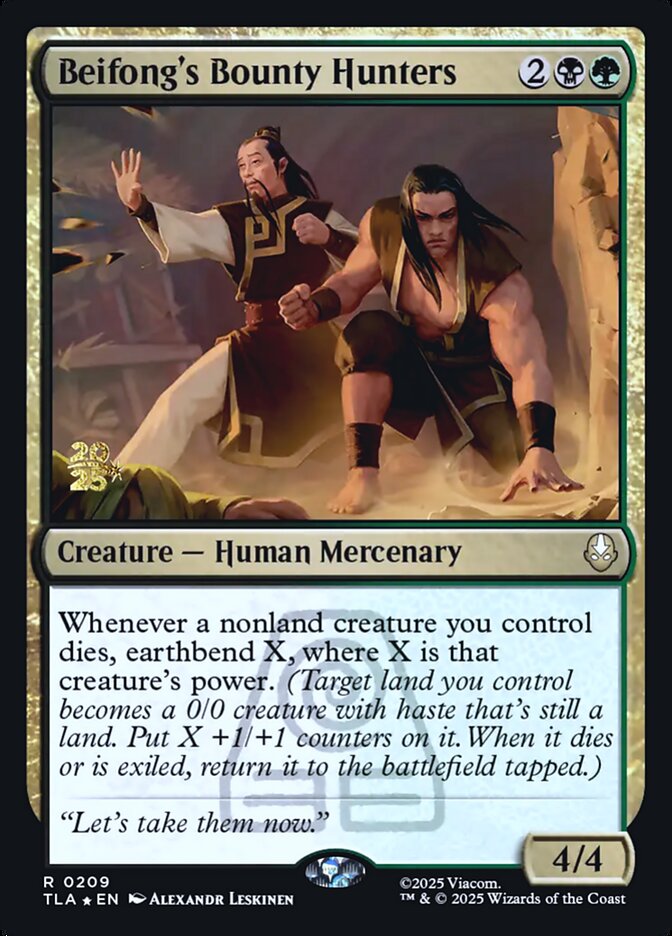 Beifong's Bounty Hunters, Avatar: The Last Airbender Promos Card Art