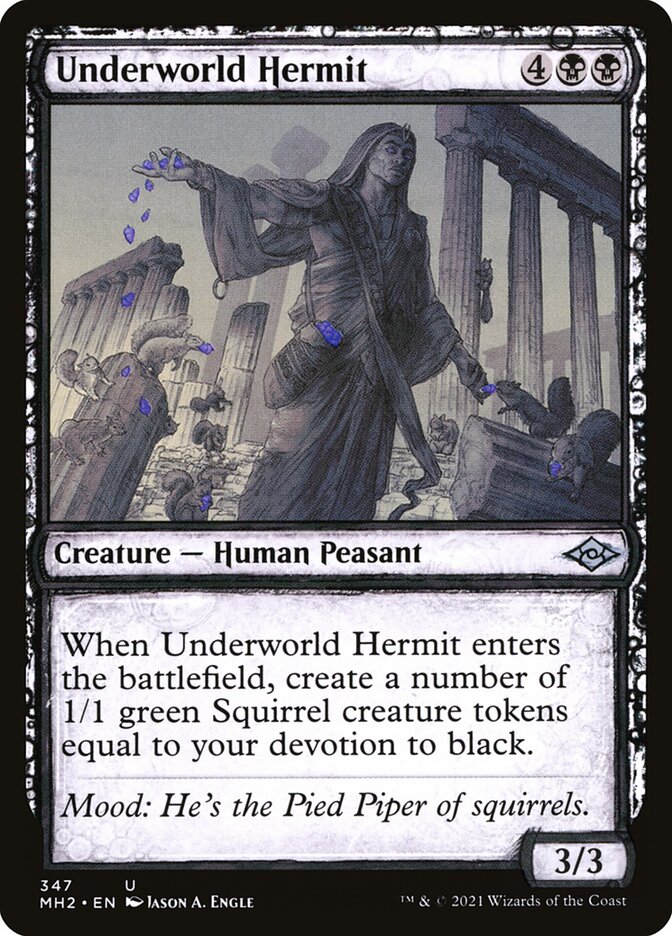 Underworld Hermit, Modern horizons 2 Card Art