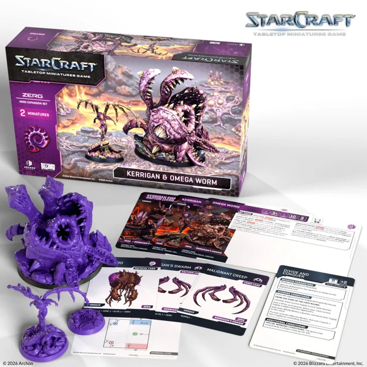 Starcraft TMG - Zerg - Kerrigan & Omega Worm