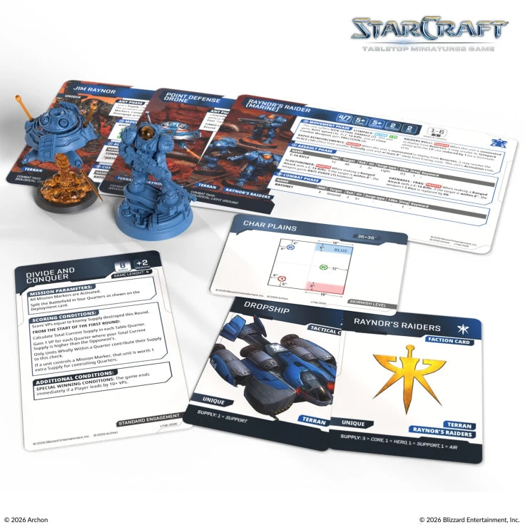 Starcraft TMG - Terran - Jim Raynor & Point Defense Drone
