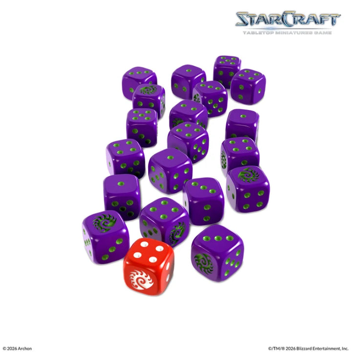 Starcraft TMG - Zerg - Custom Dice Set