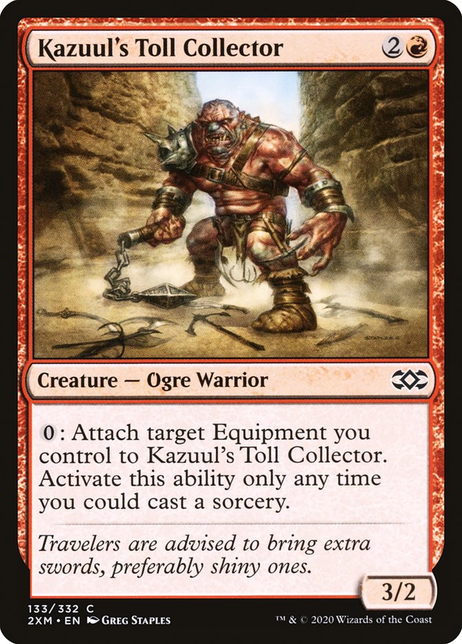 Kazuul's Toll Collector, Double masters Card Art