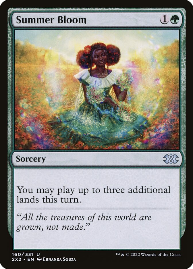 Summer Bloom, Double Masters 2022 Card Art
