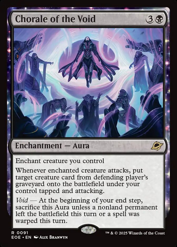 Chorale of the Void, Edge of eternities Card Art