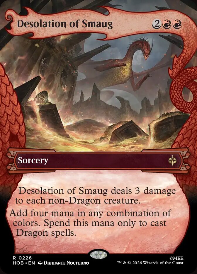 Desolation of Smaug, The Hobbit Card Art