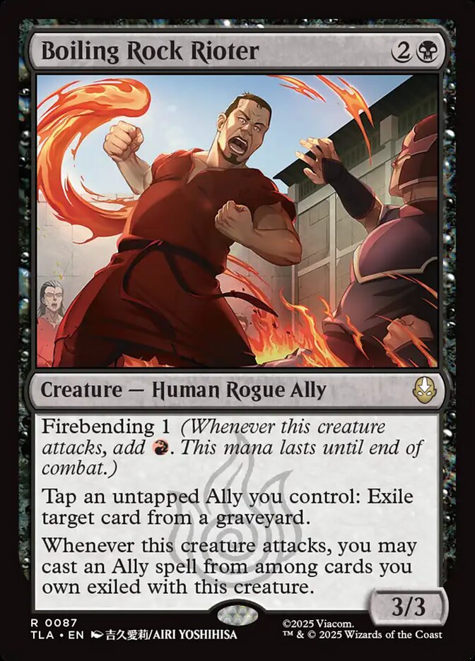 Boiling Rock Rioter, Avatar: The Last Airbender Card Art