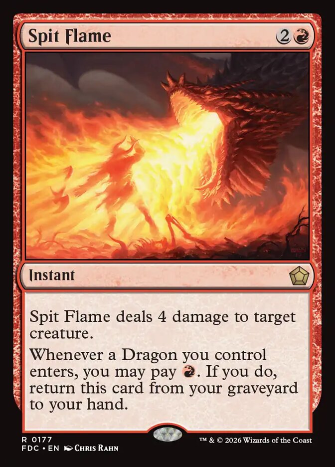 Spit Flame, Foundations Commander Card Art