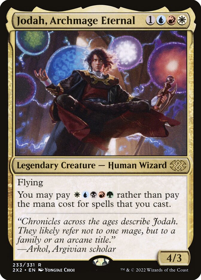 Jodah, Archmage Eternal, Double masters 2022 Card Art