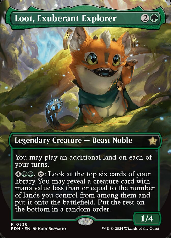 Loot, Exuberant Explorer, Foundations Card Art