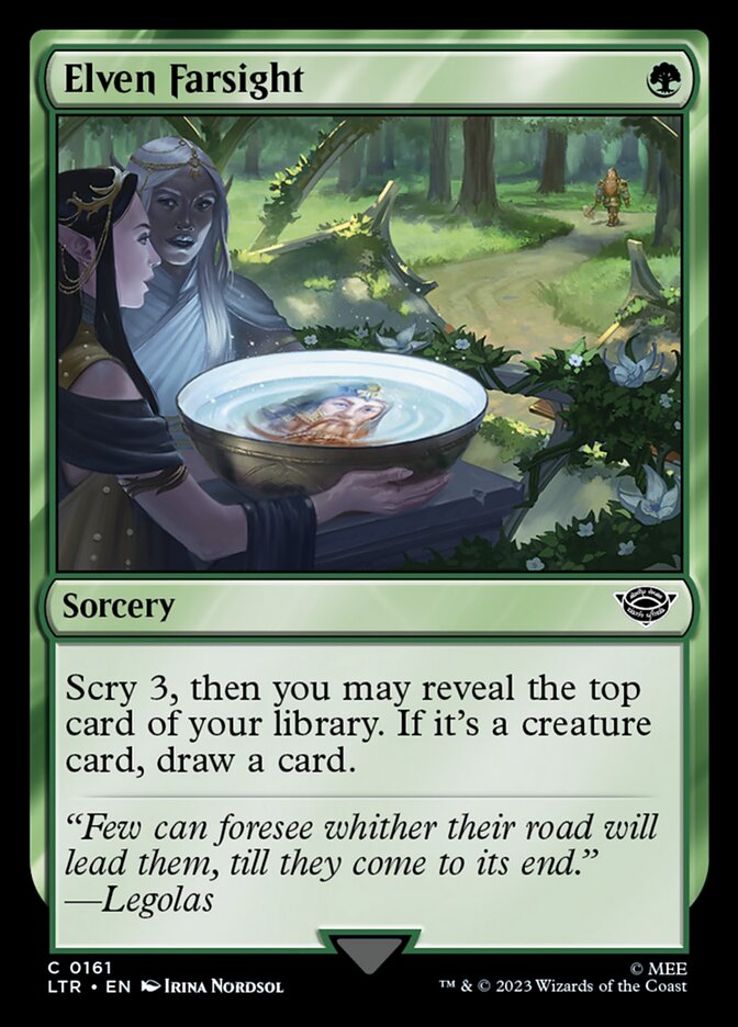 Elven Farsight, The lord of the rings: tales of middle-earth Card Art