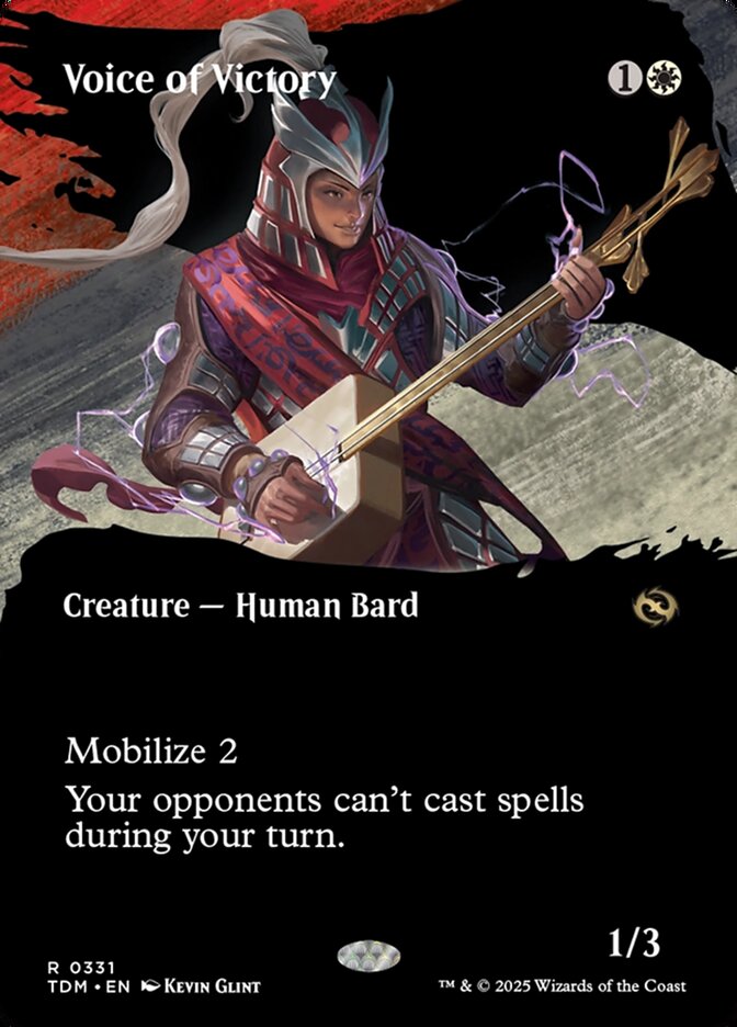 Voice of Victory, Tarkir: dragonstorm Card Art