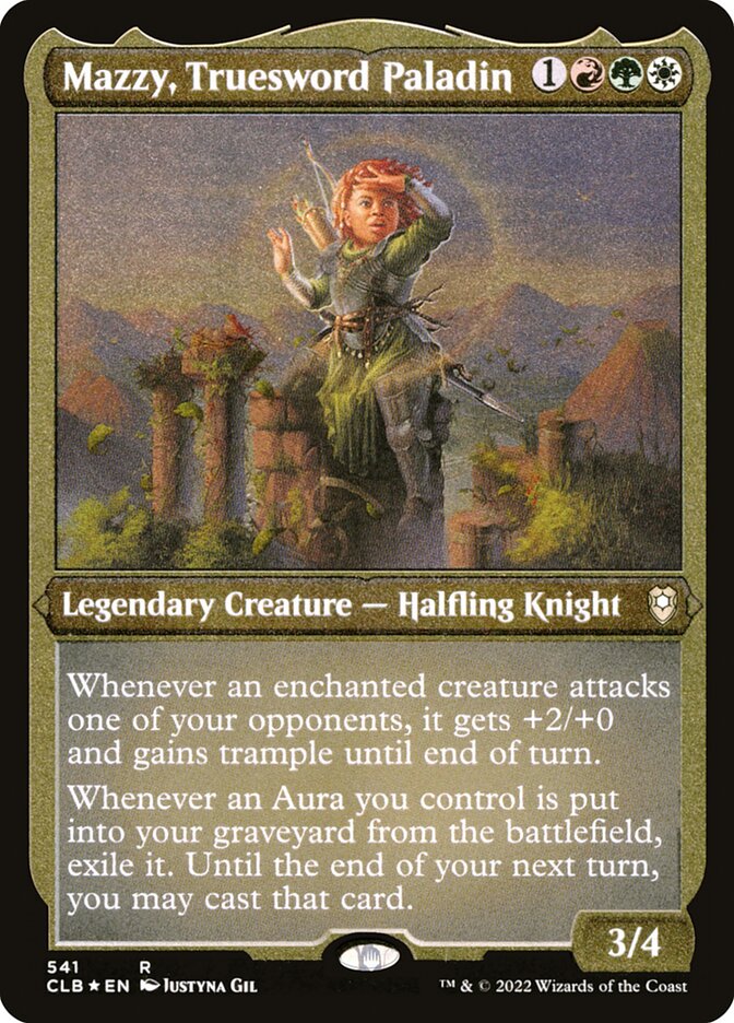 Mazzy, Truesword Paladin - Etched Foil