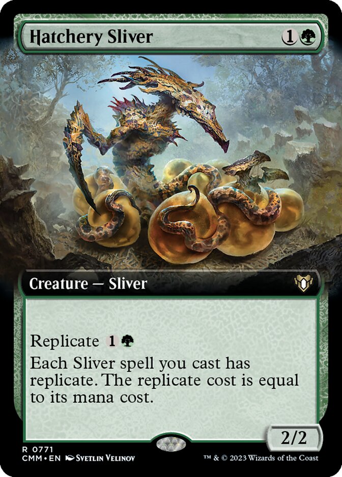 Hatchery Sliver, Commander Masters Card Art