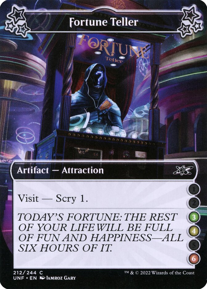 Fortune Teller, Unfinity Card Art
