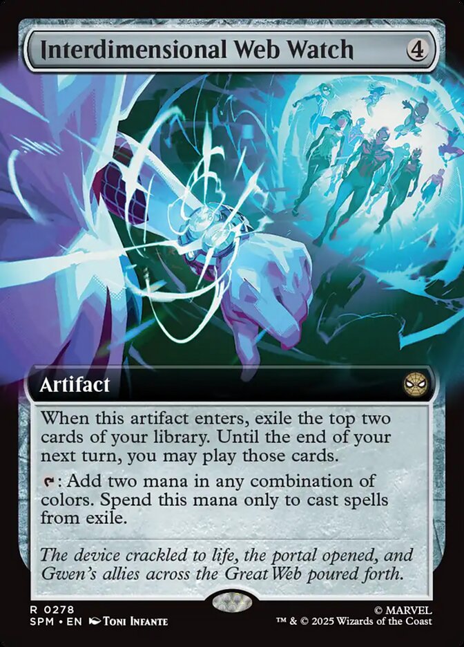 Interdimensional Web Watch, Marvel'S Spider-Man Card Art
