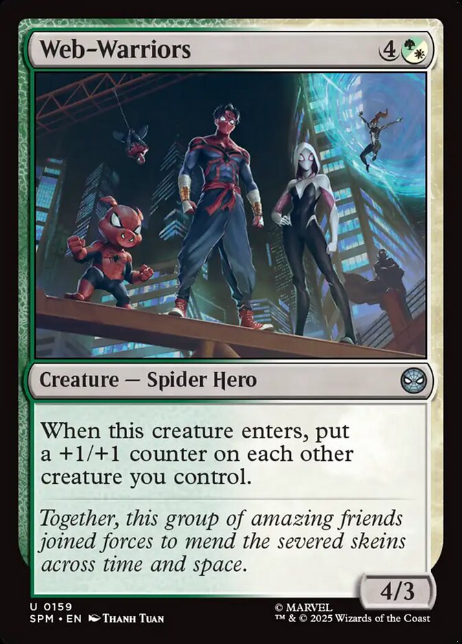 Web-Warriors, Marvel'S Spider-Man Card Art