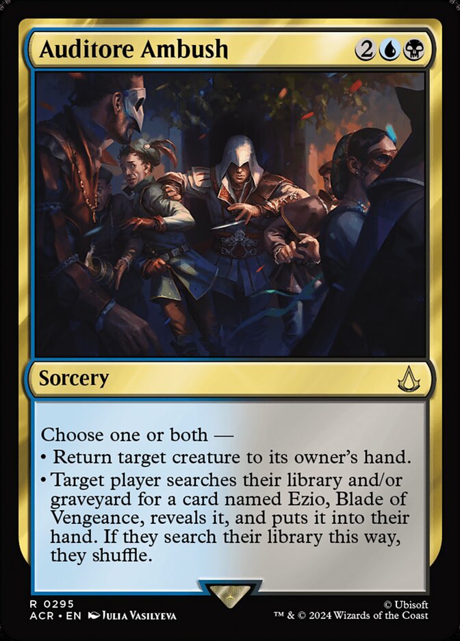 Auditore Ambush, Assassin'S Creed Card Art