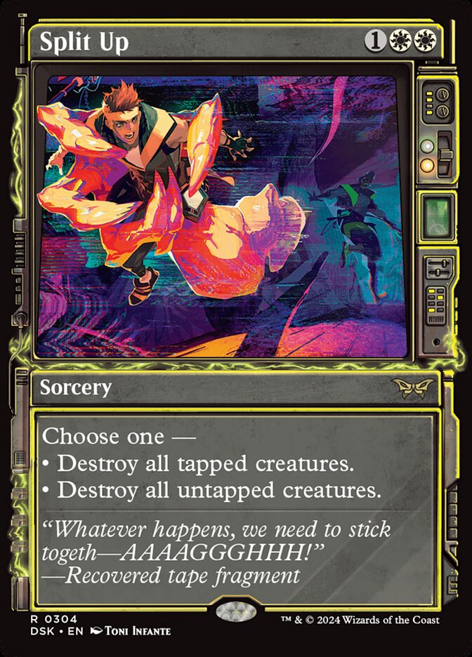 Split Up, Duskmourn: House Of Horror Card Art