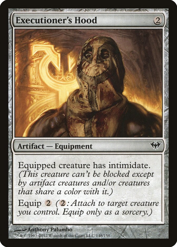 Executioner's Hood, Dark ascension Card Art