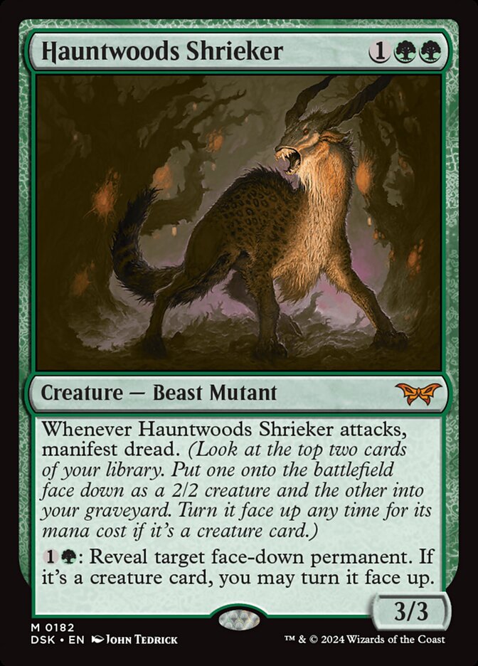 Hauntwoods Shrieker, Duskmourn: House Of Horror Card Art
