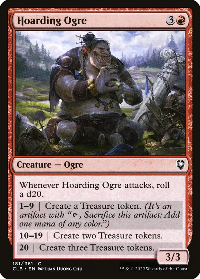 Hoarding Ogre, Commander Legends: Battle For Baldur'S Gate Card Art