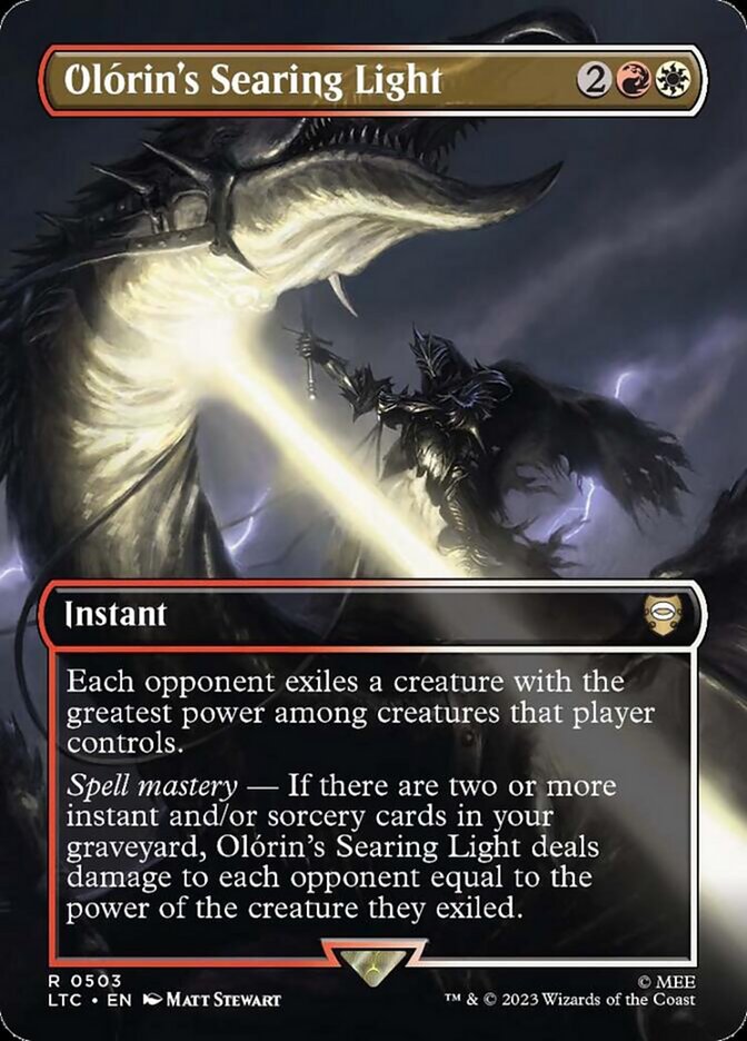 Olórin's Searing Light, Tales Of Middle-Earth Commander Card Art