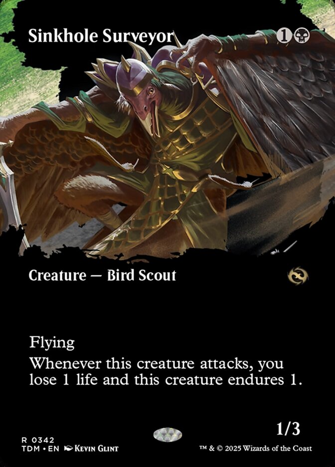 Sinkhole Surveyor, Tarkir: Dragonstorm Card Art